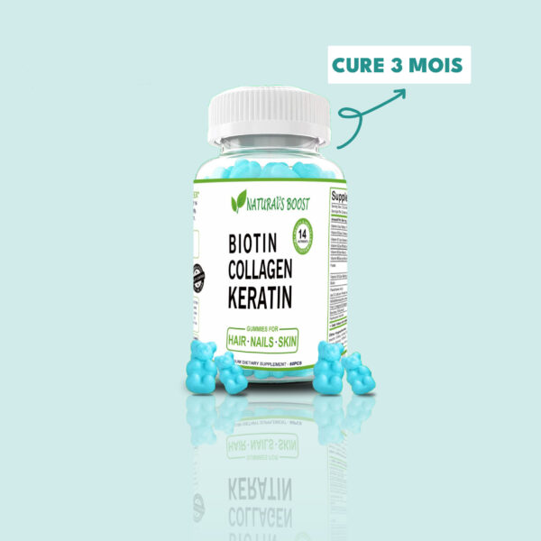 Gummies Natural’s boost cure de 3 Mois(3 boites de 60 gummies)